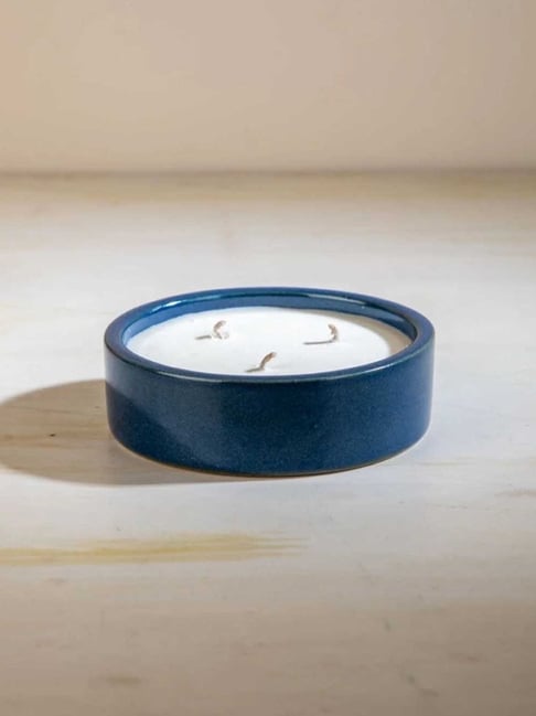 Freedom Tree Blue Natural Soy Wax 3 Wick Candle