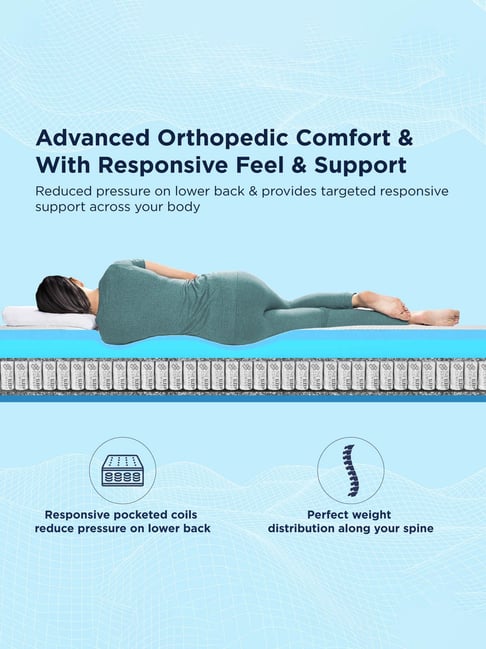 The Sleep Company Smart Ortho Hybrid inch King Size Medium Firm