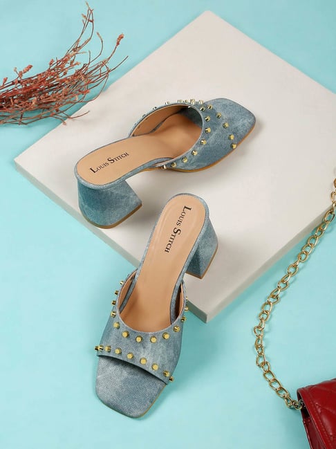 Louis Stitch Women's Blue Casual Sandals-picture-11