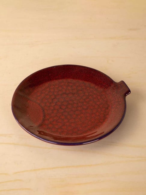 Freedom Tree Solid Red Ceramic Platter-picture-37