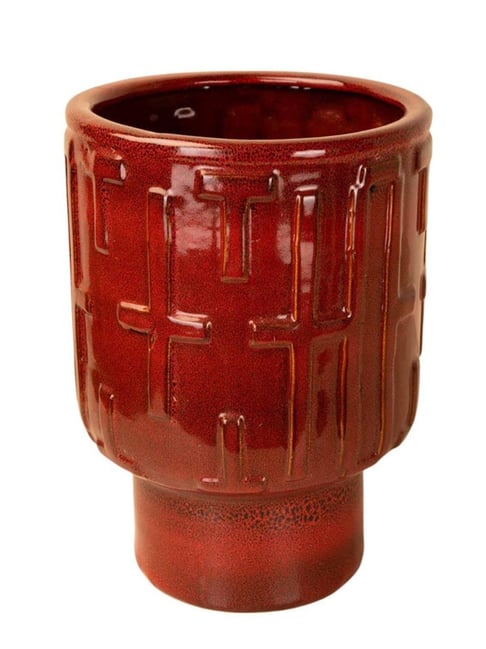 Freedom Tree Mineral Red Ceramic Planter