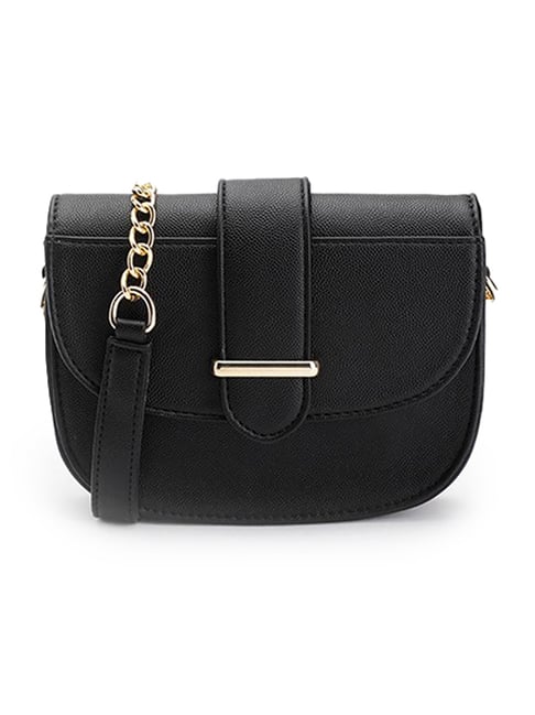Carlton London Black Matalia Medium Cross Body Bag