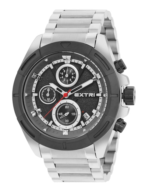 【オサル】 Extri X6074-B SS25 Chronograph Watch for Men