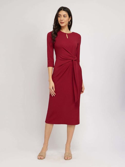 Fablestreet Red Casual Dress-picture-21