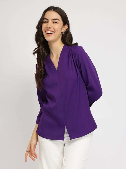 FableStreet Purple Top