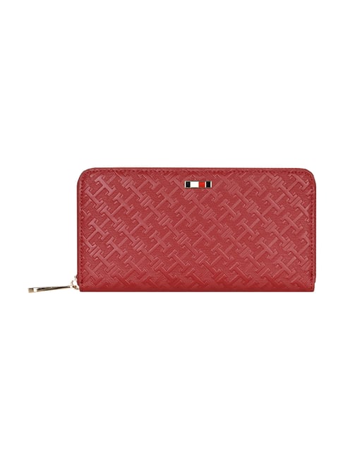 TOMMY HILFIGER Burgandy Wexford Pesmes Logo Wallet