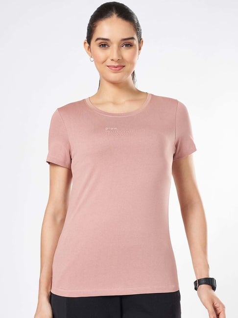 Ajile By Pantaloons Zephyr Cotton Regular Fit T-Shirt-picture-154