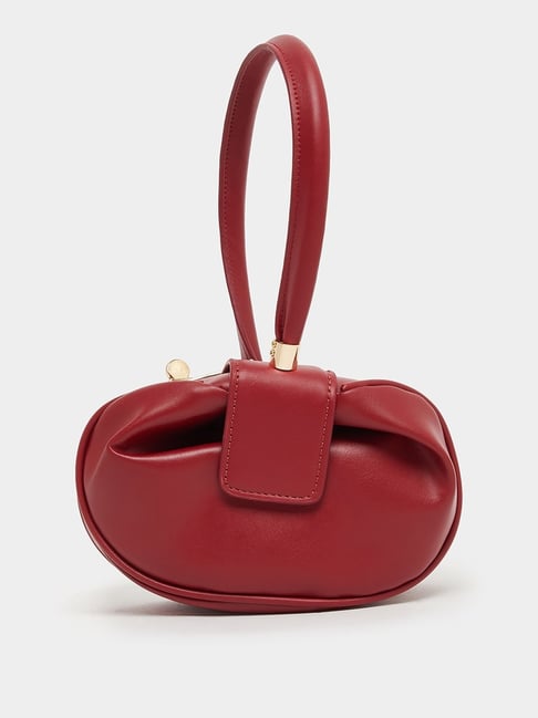 Styli Red Solid Handbag-picture-14