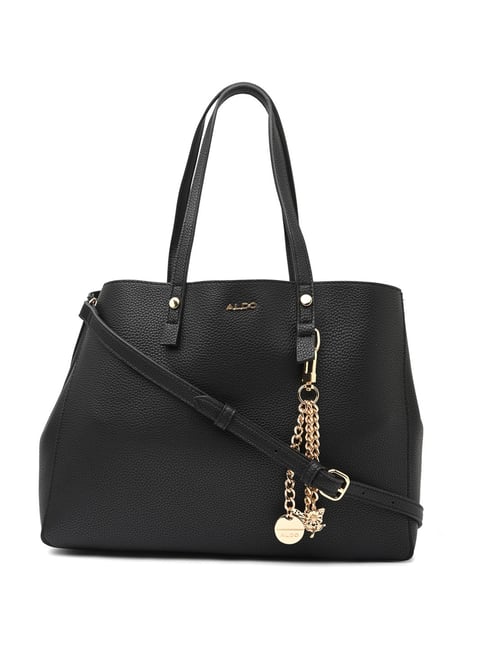 Aldo Black BILGG Textured Medium Satchel-image-39
