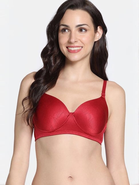 Zivame Red Solid Bra