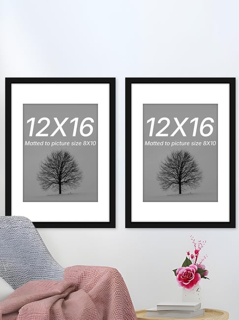Buy Art Street Black Document Photo Frame (12 x 16 Inch) Set of