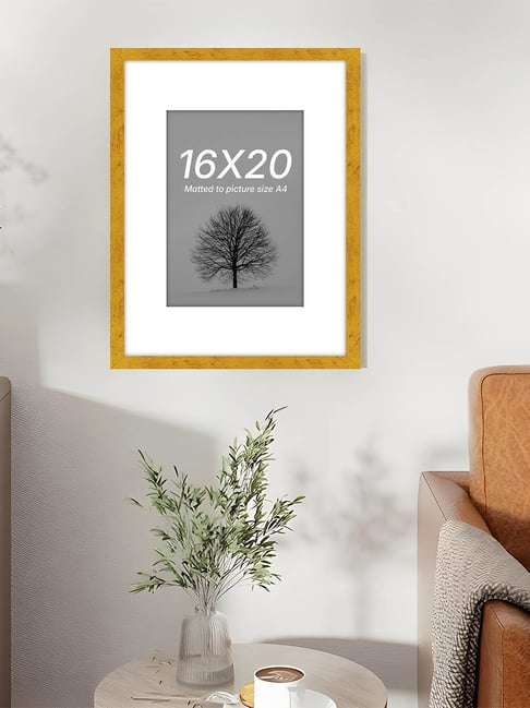 Art Street Synthetic Wood Gold Document Photo Frame (16 x 20 Inch) - Set of 2-picture-15