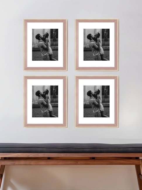 Art Street Synthetic Wood Pink Photo Frame (11 x 14 Inch) - Set of 4-picture-29