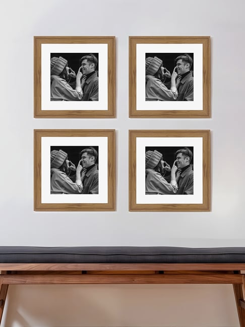 Art Street Synthetic Wood Natural Photo Frame (12 x 12 Inch) - Set of 4-picture-22