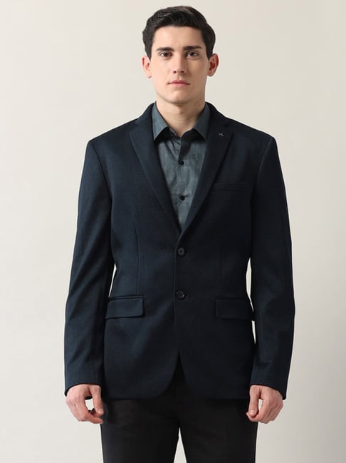 Arrow Navy Regular Fit Blazer