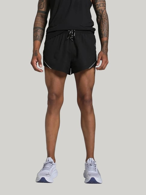 Puma Black Regular Fit Sports Shorts