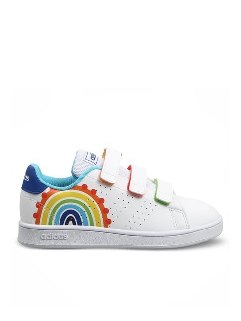 Adidas Kids FTW White Tennis Shoes-picture-30