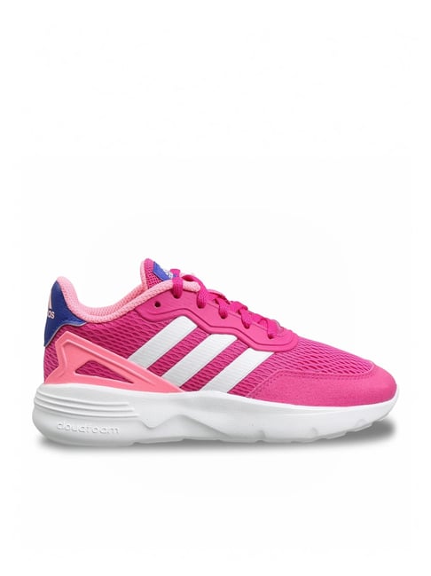 Adidas Kids FTW Pink Running Shoes-picture-16
