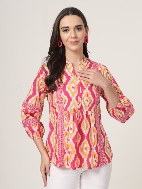 Style Quotient Women Pink & Multi Printed Tunic-picture-20