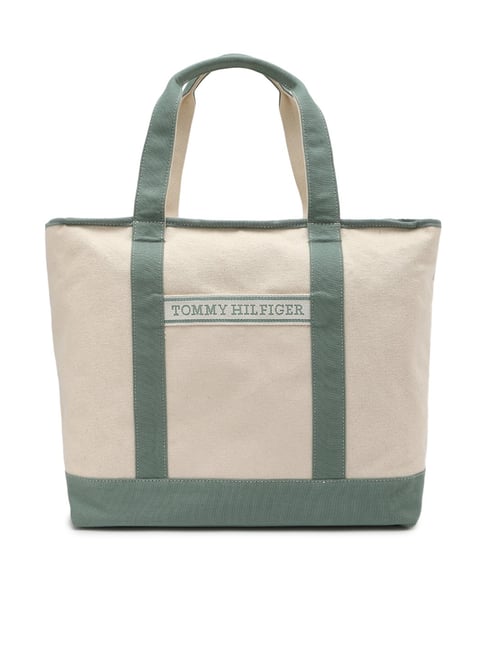 TOMMY HILFIGER Women Green Tote