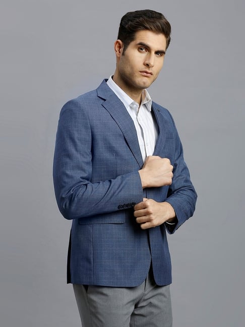 Slim Blazer Grey Cotton Blazer Men 2018 Mens Blazer Jacket Fashion