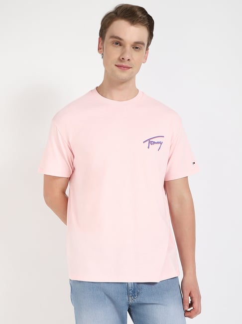 Logo Pink Tommy Hilfiger T Shirt Tommy Hilfiger Junior Logo-print