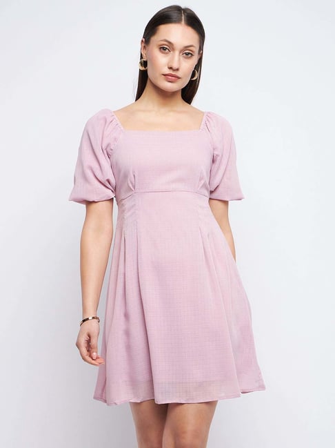 Madame Mauve Regular Fit Dress-image-21