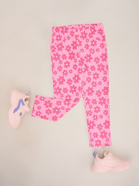 Pantaloons Junior Girls Cherry Blossom Skinny Fit Jeggings-picture-29