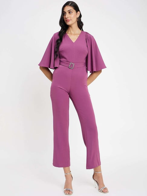 Madame Mauve Regular Fit Jumpsuit-image-5