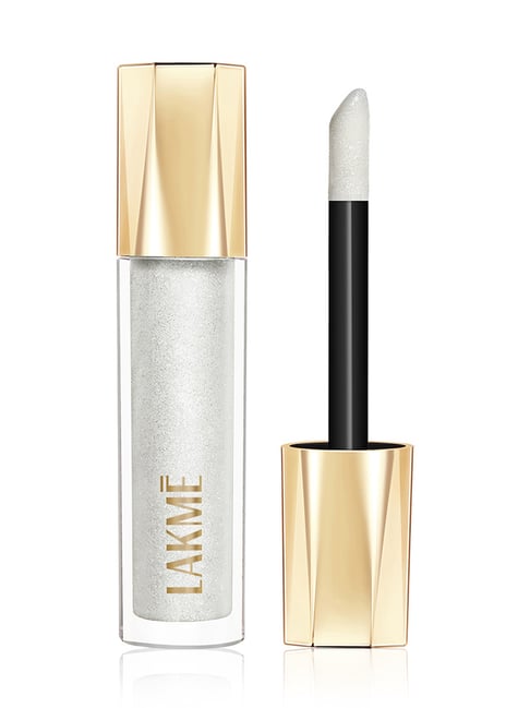 Lakme Glitterati Lip Glaze Lip Gloss 301 Crystal Crush - 5 ml-image-34