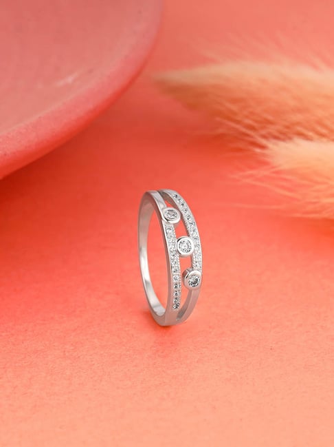 Buy GIVA 925 Sterling Silver Orion's Belt Ring Fixed Size For