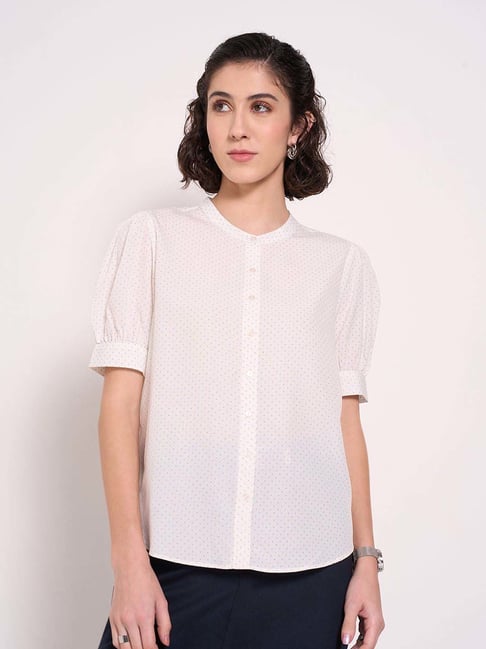 Annabelle by Pantaloons White Printed Shirt-picture-29