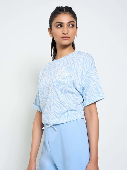 Ajile by Pantaloons Blue Printed Top-picture-161