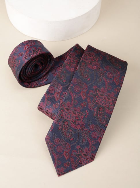 Van Heusen Multicolor Embroidered Formal Tie-picture-31