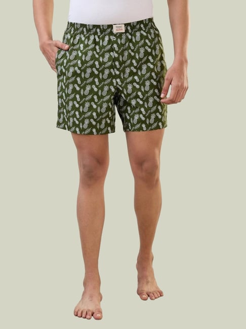 SleepZ by Raymond Green Cotton Regular Fit Printed Boxers-picture-36