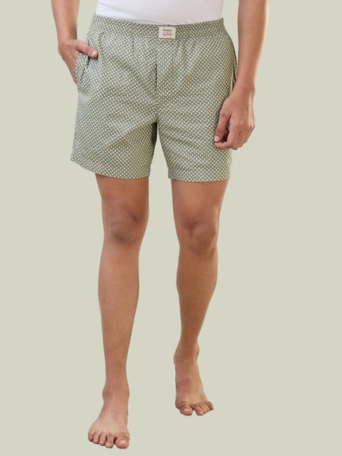 SleepZ by Raymond Green Cotton Regular Fit Printed Boxers-picture-31