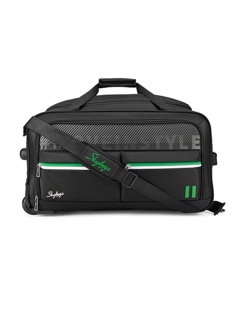 Skybags Black Muse 2 Wheel Large Duffle Trolley - 68 cm