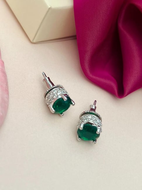 Abdesigns Silver Minimal Stud Earrings-picture-38