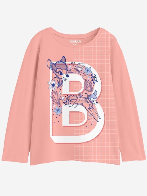 Bonkids Girls Typography Printed Cotton T-Shirt-picture-19