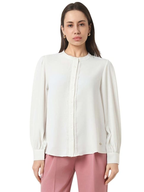 Van Heusen White Regular Fit Shirt-picture-30