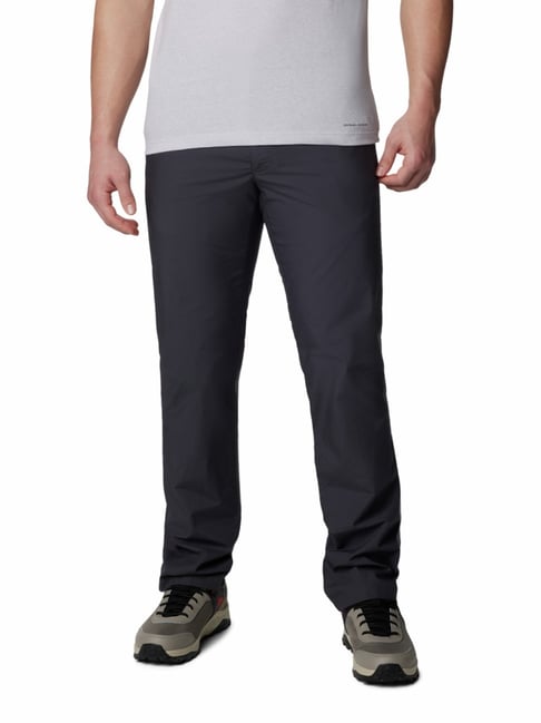 Columbia Blue Cotton Regular Fit Sports Trackpants-picture-28