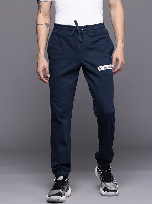 Columbia Blue Regular Fit Sports Joggers-picture-11