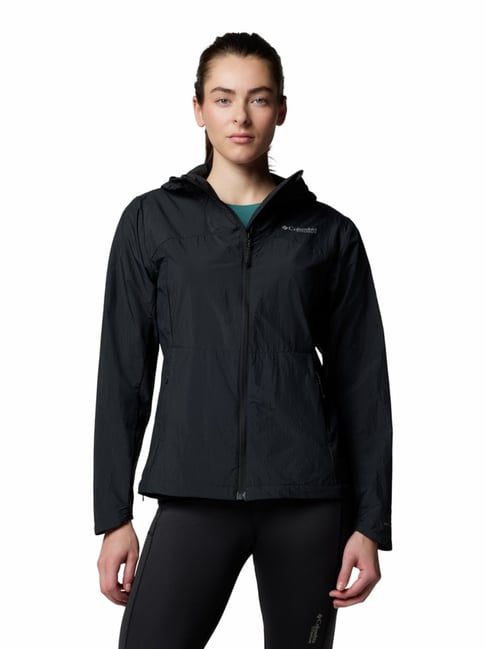 Columbia Black Regular Fit Wind Cheater