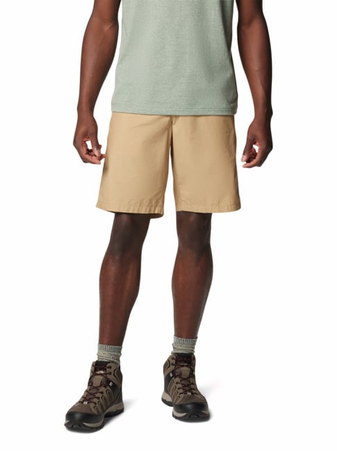 Columbia Beige Cotton Regular Fit Sports Shorts-picture-15