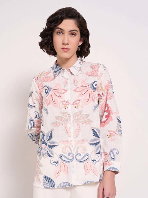 Akkriti by Pantaloons White Printed Tunic-picture-10