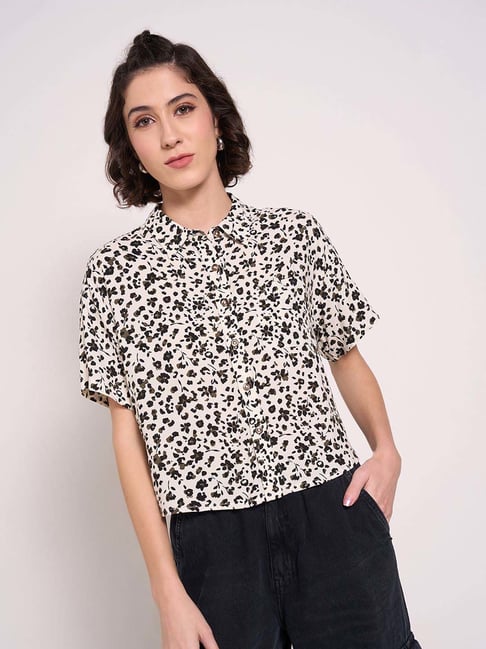 SF Jeans by Pantaloons White Printed Shirt-picture-43