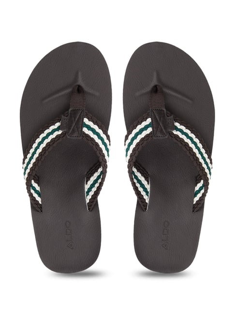 Aldo Men's ADEDE Dark Brown Thong Sandals-picture-27