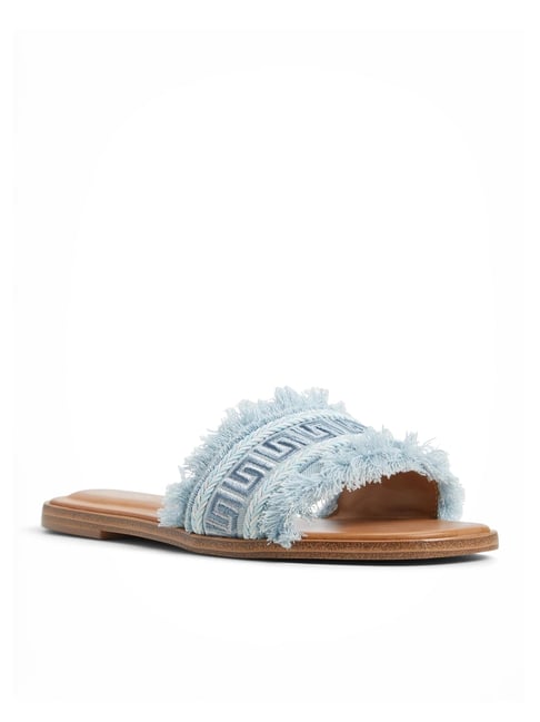 Aldo Women's NALANI Medium Blue Slide Sandals - Main Image
