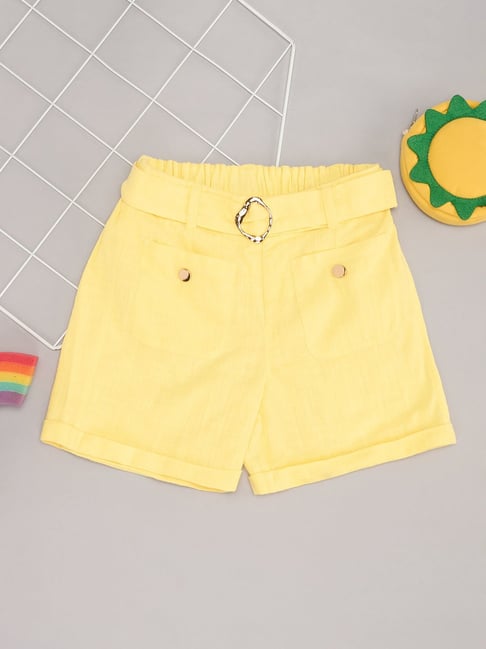 Pantaloons Junior Yellow Shorts-picture-42