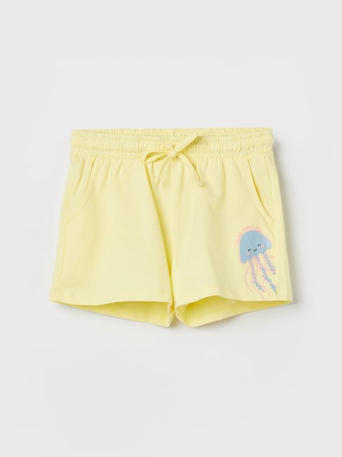Fame Forever by Lifestyle Girls Yellow Shorts-picture-10